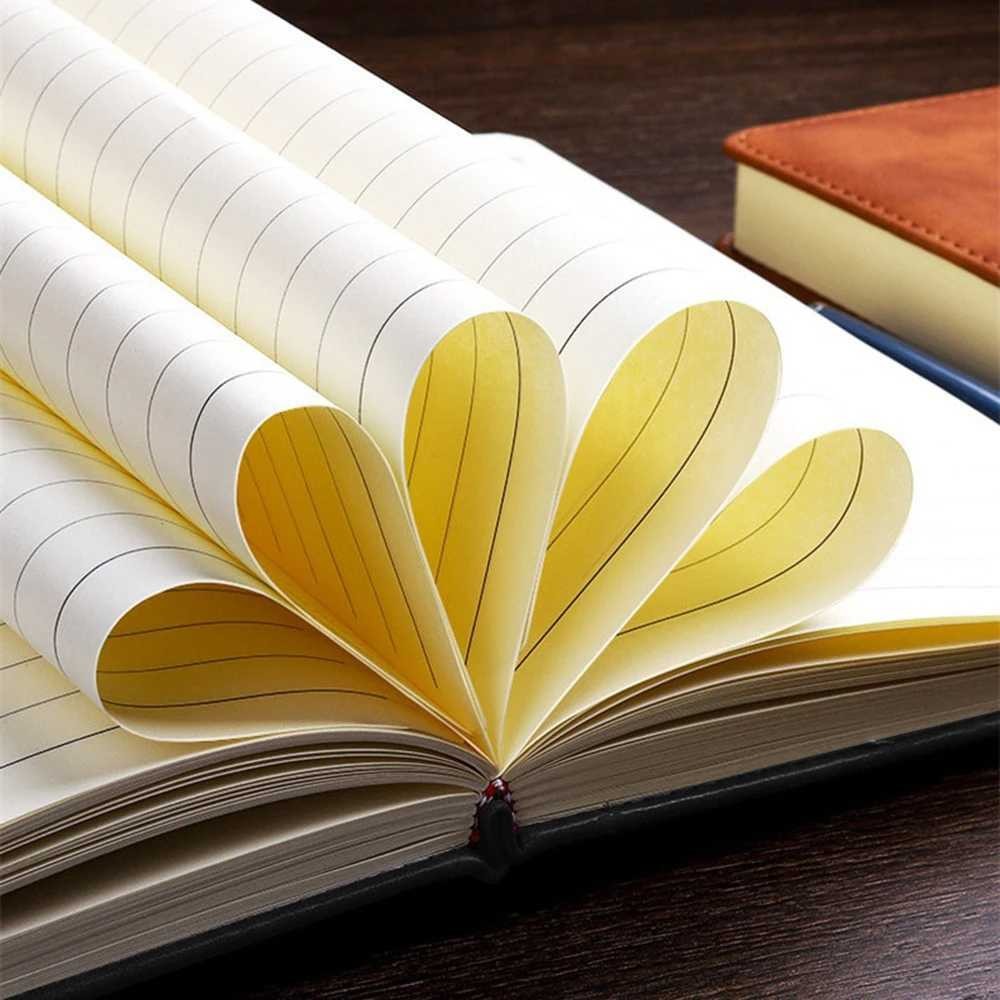 

[Whispers] Notebook Kulit A5 Buku Agenda Kerja Atau Kuliah Meeting Planner NoteBook Notepad Diary