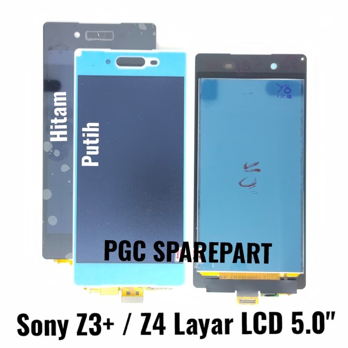 LCD Touchscreen Fuset 5" Sony Xperia Z3 Plus Z3+ Z4 E6553 E6533 SO-03G - Putih