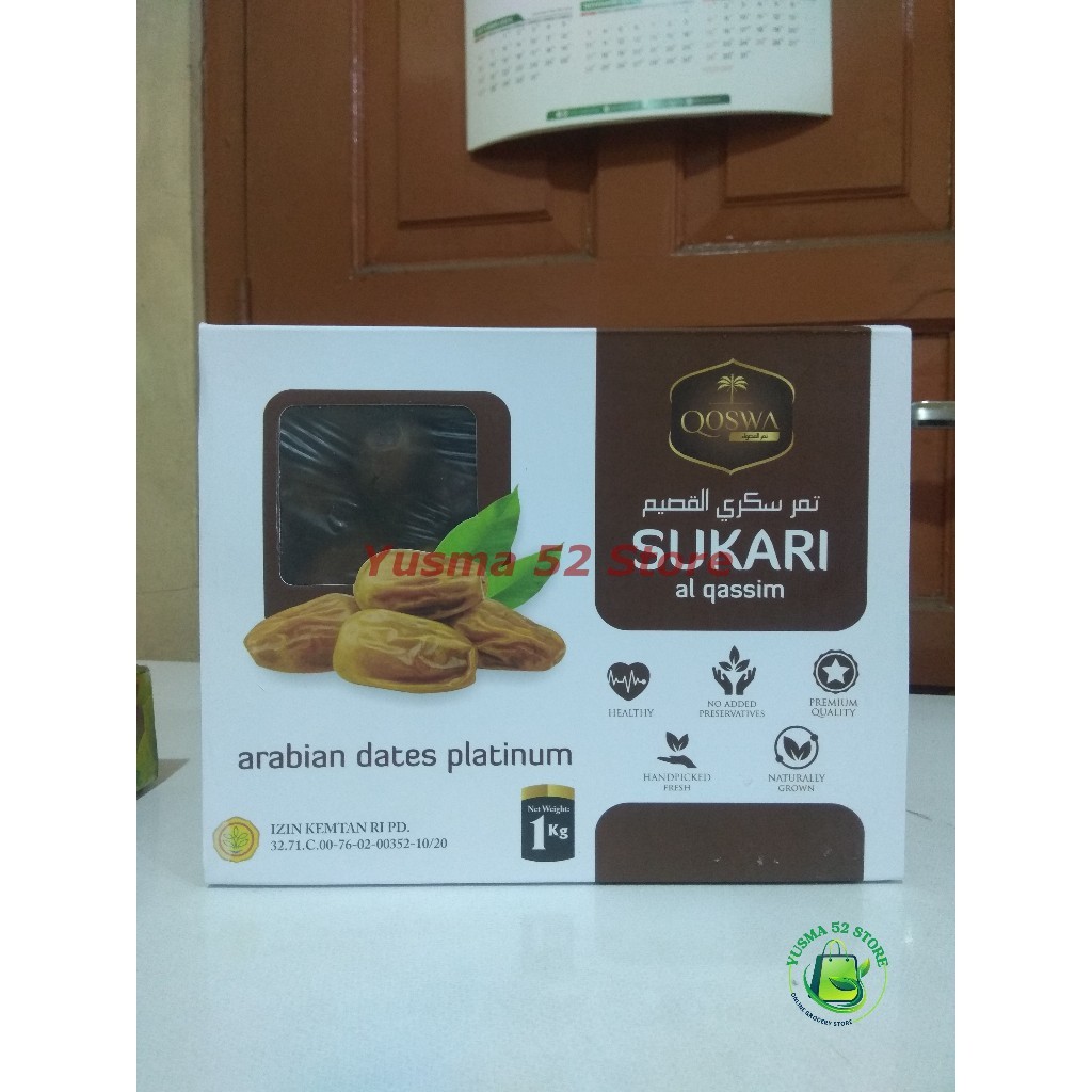 

Kurma Sukari QOSWA 1 Kg Kurma Premium Sukari Grade A Organik