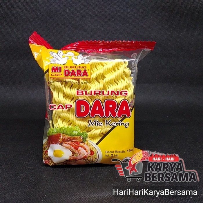 

MI CAP BURUNG DARA MIE KERING 136GR