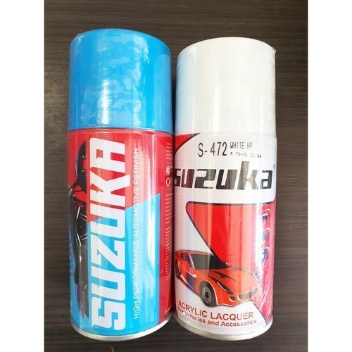 PILOX SUZUKA / SUZUKA PAINT SPRAY / PYLOX SUZUKA 300 CC - Putih - Merah