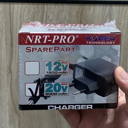 NRT PRO Charger Cas Baterai 20v Adapter Charger Baterai Power Tool Cas Baterai Bor