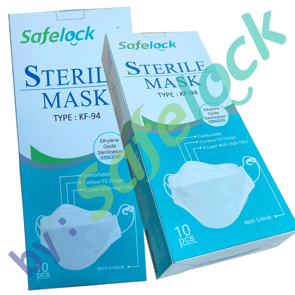 Safelock Masker KF94 4ply Isi 10 Pcs Per Box