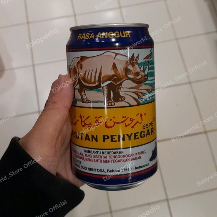 

NEW ITEM MINUMAN LARUTAN PENYEGAR CAP BADAK ANGGUR 320ML