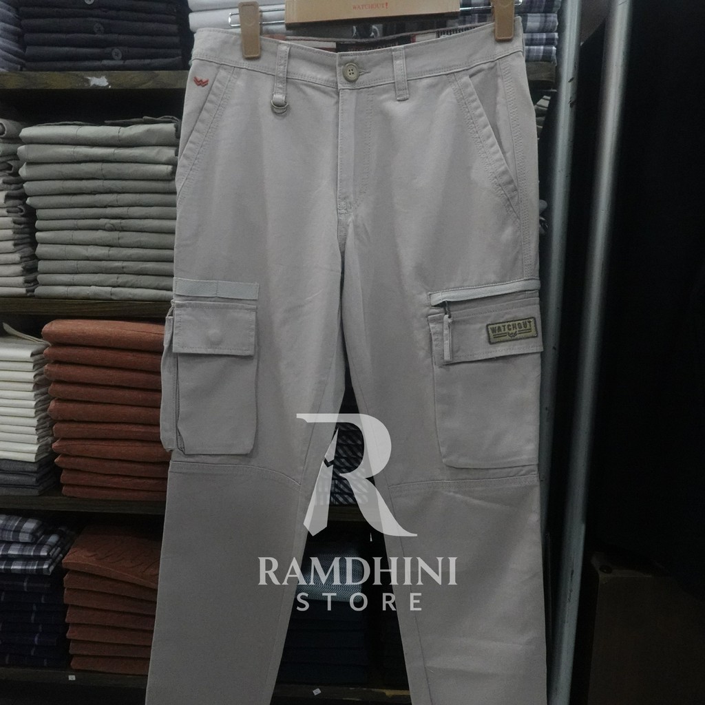 WATCHOUT Casual Celana Pria Cargo WP300980705 0425