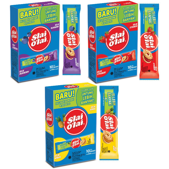 

ROMA SLAI OLAI BOX ISI 10 SACHET x 32 gram BISKUIT SLAI OLAI