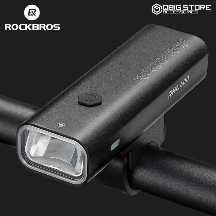 BEST -Lampu Depan Sepeda 600LM Rockbros RHL600 Waterproof IPX6 - RHL1000-BARFLY