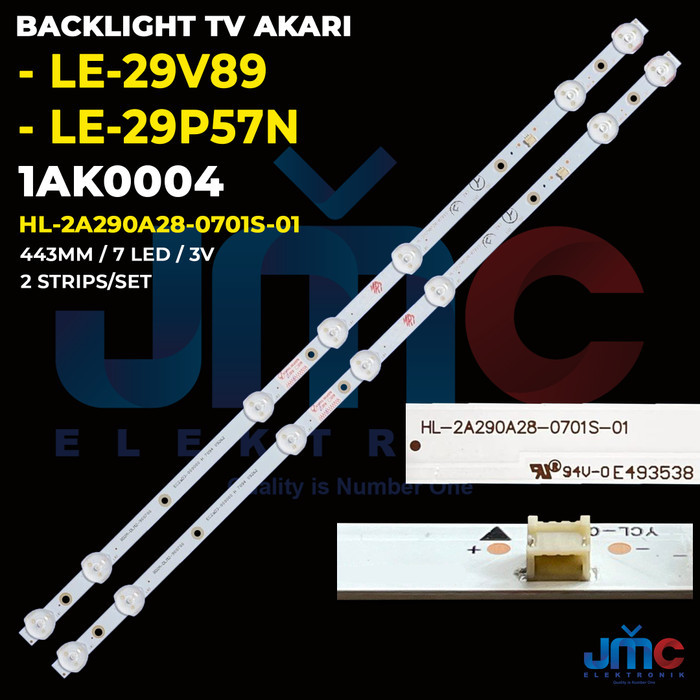 DK23 BACKLIGHT TV AKARI 29 INC LE-29V89 LE-29P57N LE29V89 LE29P57N 29P57 N