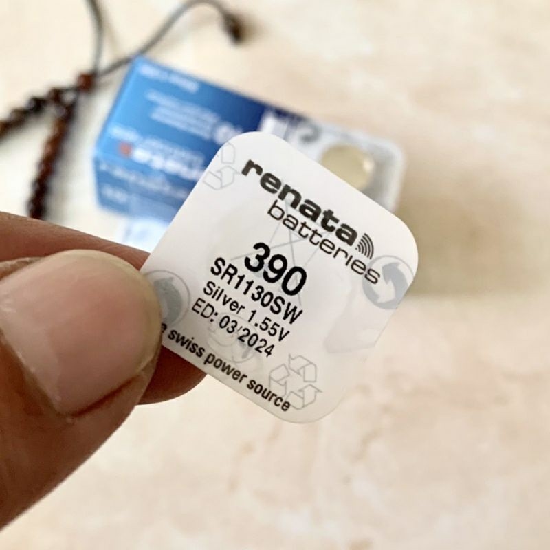 RENATA BATERAI JAM 390 SR1130SW SR 1130 SW ORIGINAL SWISS