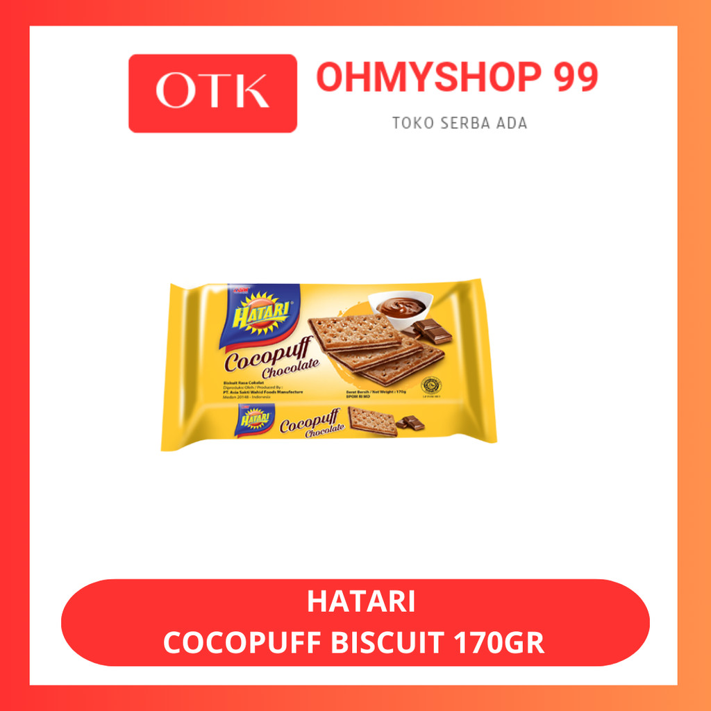 

HATARI Cocopuff Chocolate Biscuit 170gr