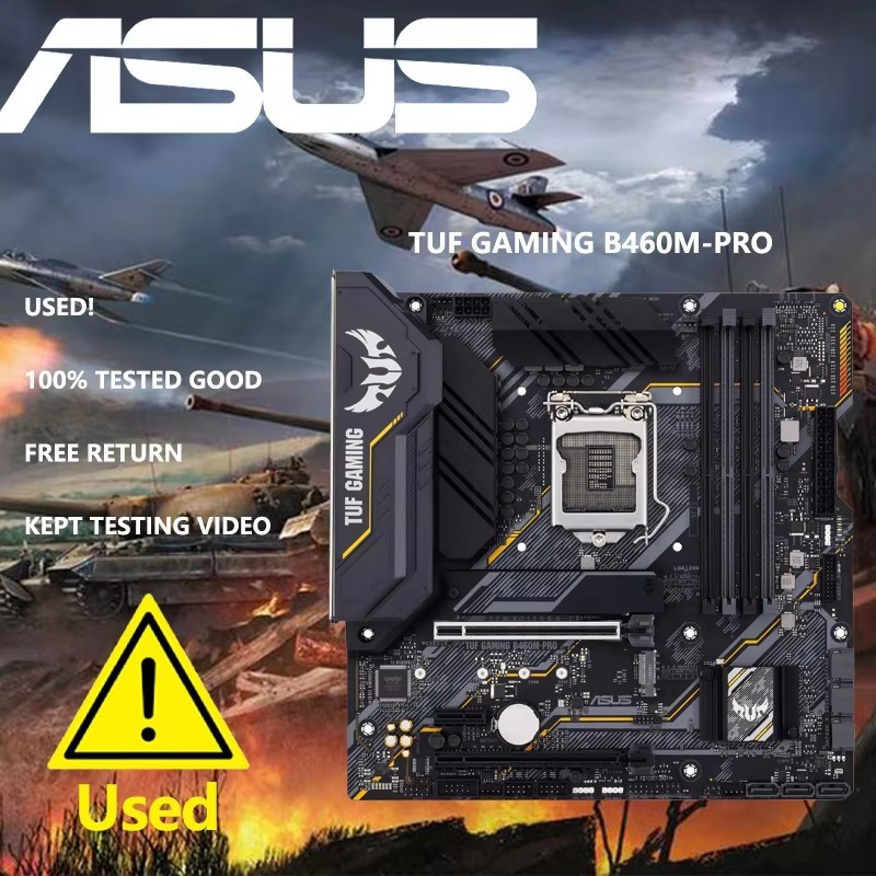 ASUS TUF GAMING B460M Pro  mATX Intel B460 DDR4 , SATA 6 Gbps, USB 3.2 Gen 1 128G LGA 1200 CPU Mothe