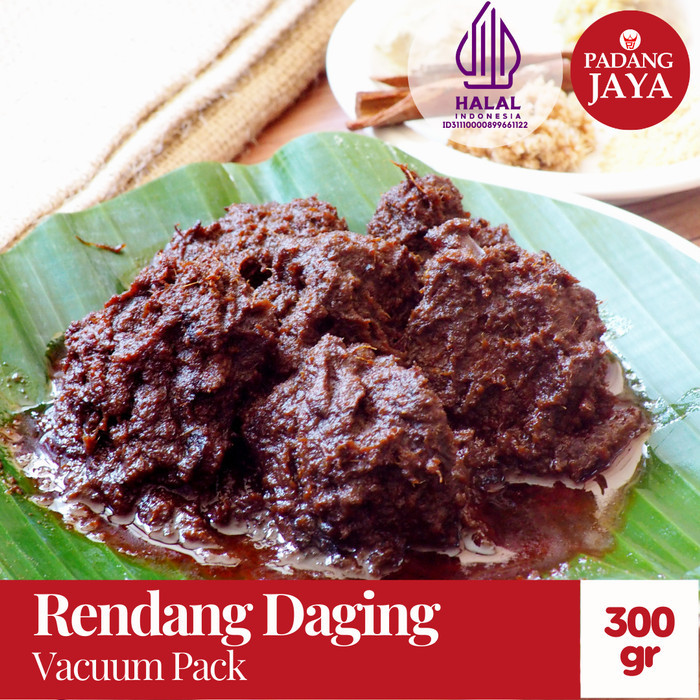 

Rendang Daging Sapi Padang Jaya Ukuran 300gr