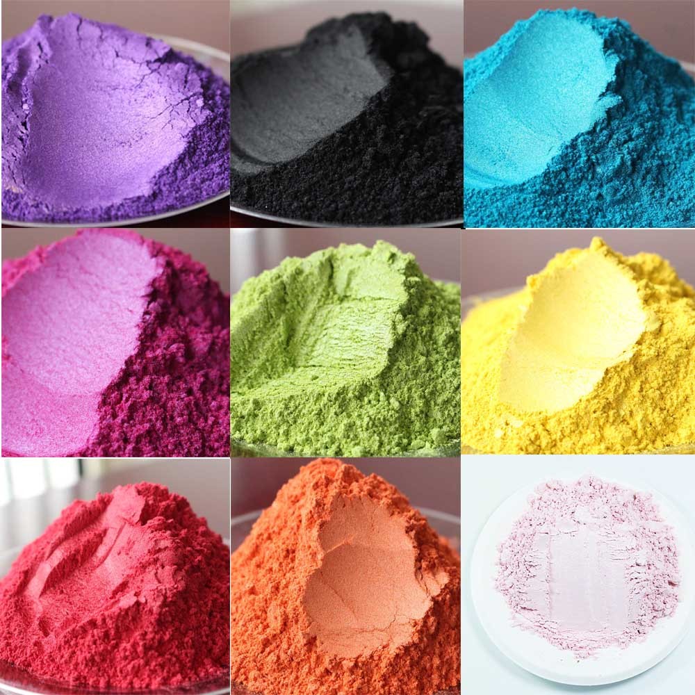 

Pearl Powder Pigment 50g Mica Powder for Craft Paper Arts Car Paint Soap Eyeshadow Fishing Rod Nail Decoration Colorful Powder