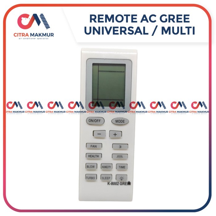 (FS) Remot AC Gree Multi Tipe Universal K 8002 TR Inverter