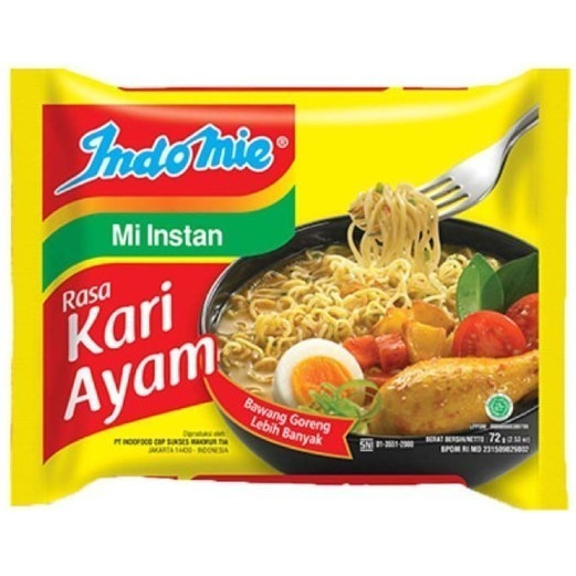 

Indomie Mie Instan Kari Ayam 72 gr