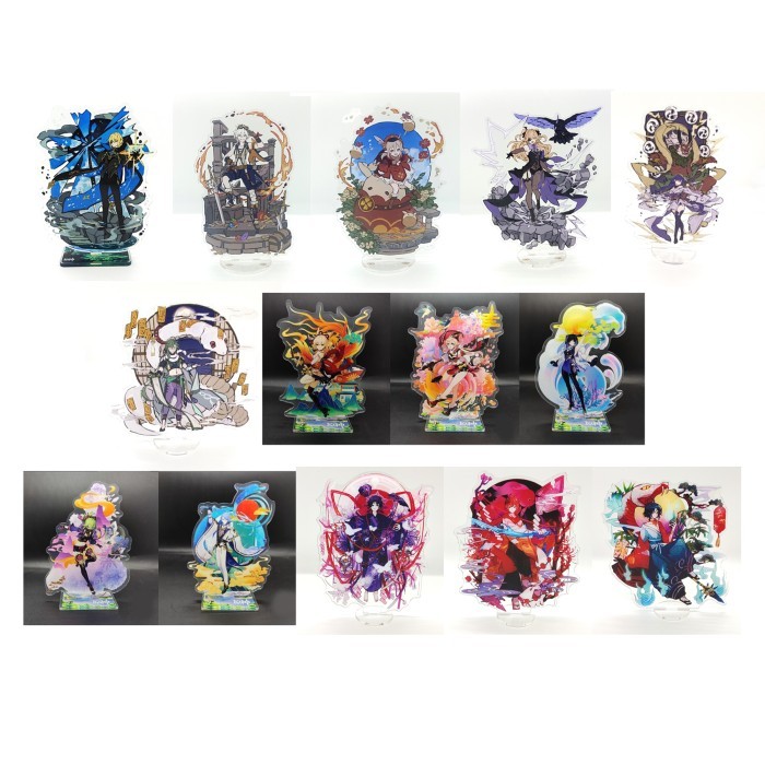 stand 15 cm pajangan akrilik genshin impact