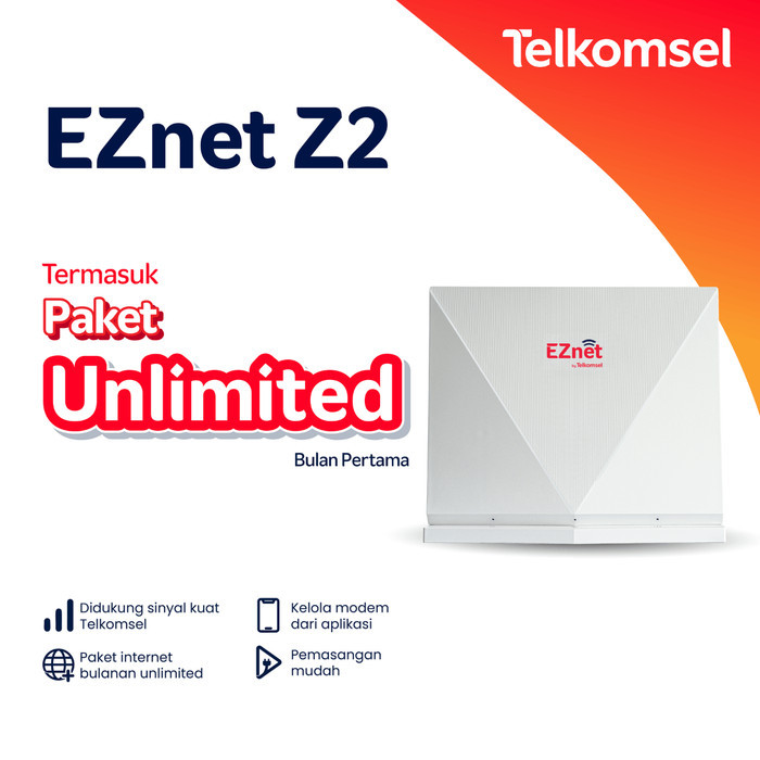 Telkomsel EZnet Z2 Internet Modem Wifi Unlimited