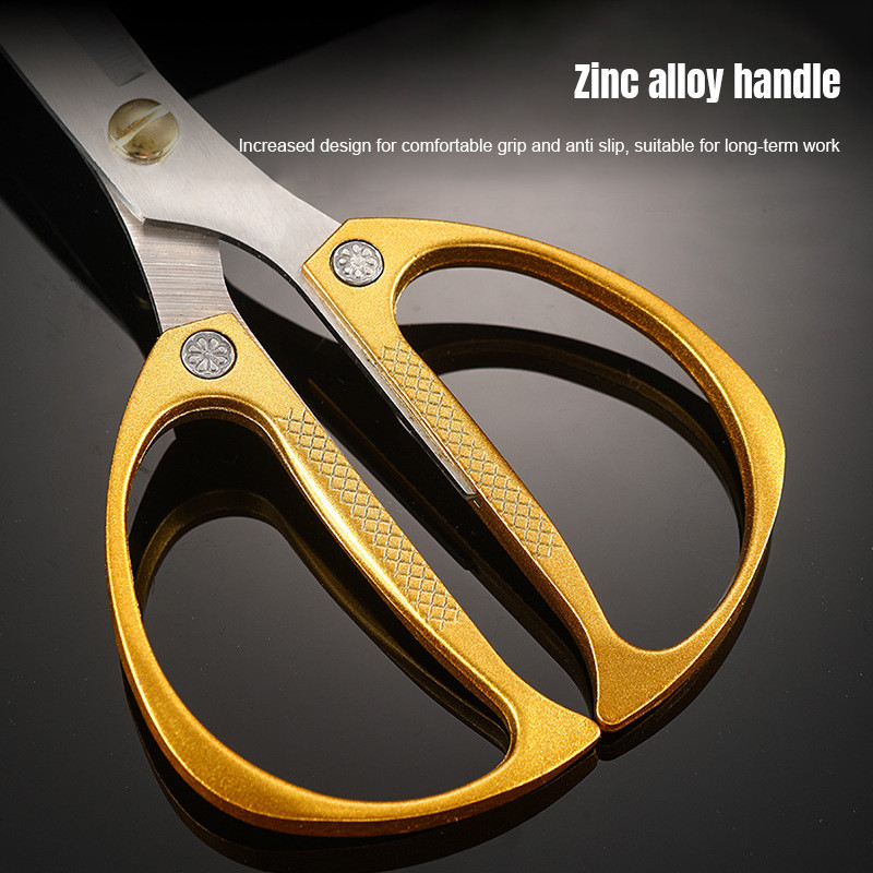 Deli Gunting Tukang Industri Ukuran Besar Dan Tajam Stainless Gunting Tajam Gunting Paduan Baja