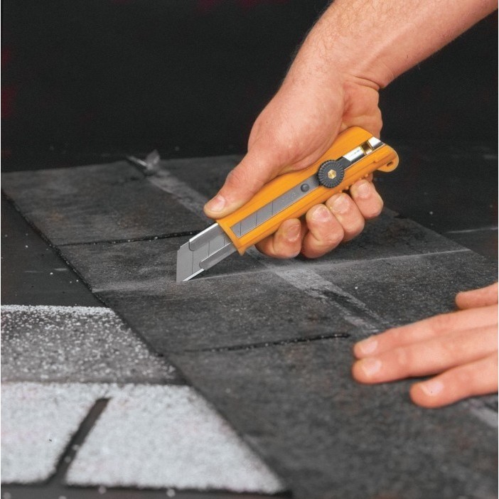 

Pisau Cutter 25mm NH-1 OLFA Rubber grip ratchet-lock utility knife