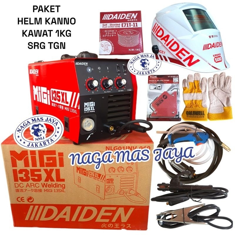 MESIN LAS CO2 DAIDEN MIGI 135 XL / TRAFO LAS DAIDEN MIGI 135XL / DAIDEN MIG 130 / DAIDEN MIGI 130