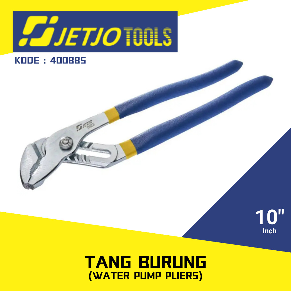 JETJO TOOLS / LAKONI PRO Tang Burung 10" / Water Pump Pliers 10in 400885