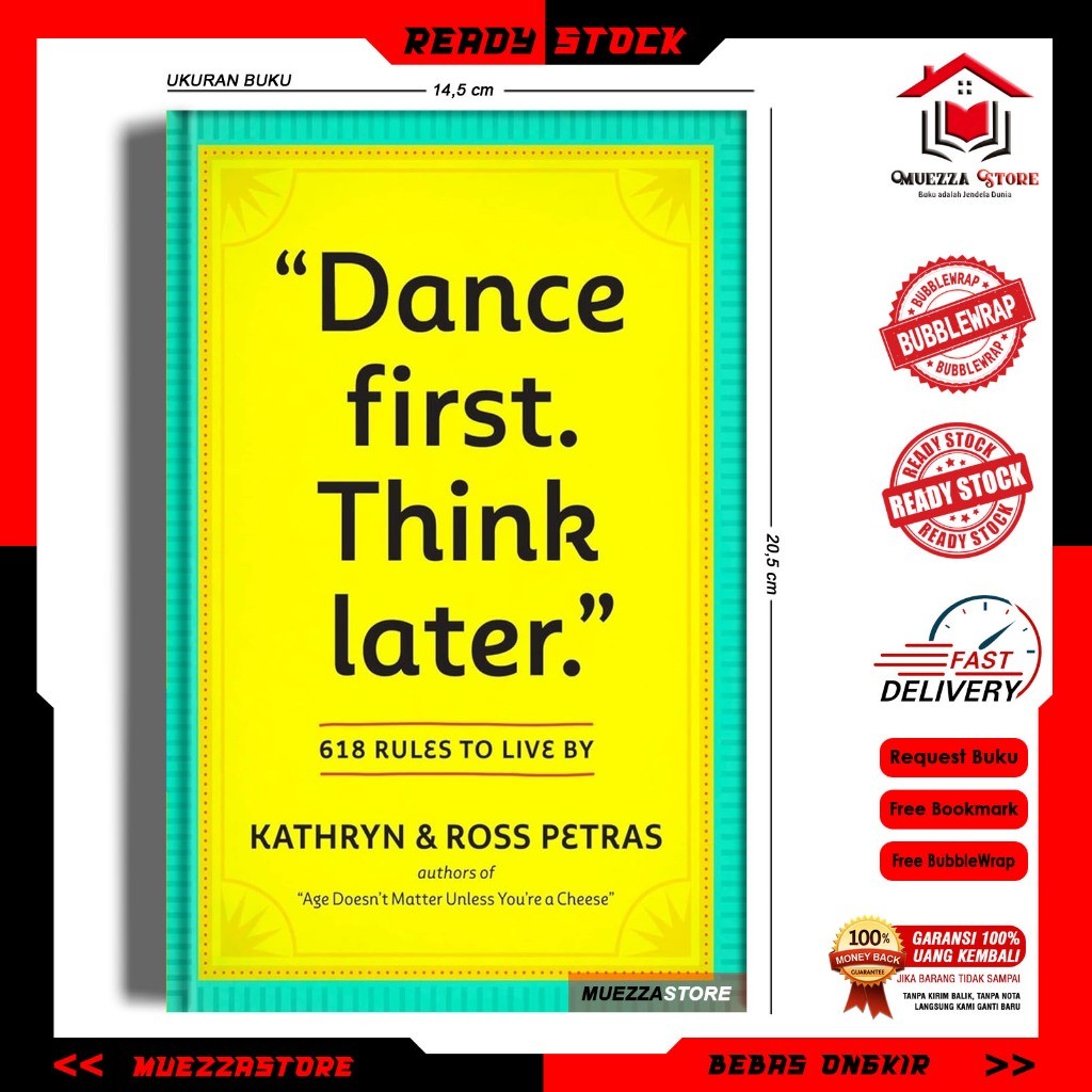 Dance First. Think Later by Kathryn Petras (English/Indonesia)