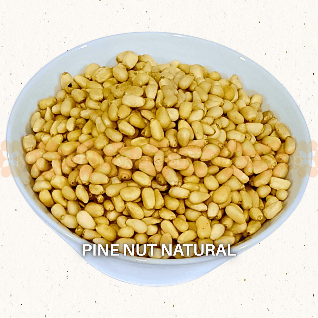

Nature Produced Pine Nut Premium (Raw) – Kacang Cedar Mentah | Kaya Lemak Sehat & Protein Nabati | Superfood Vegan