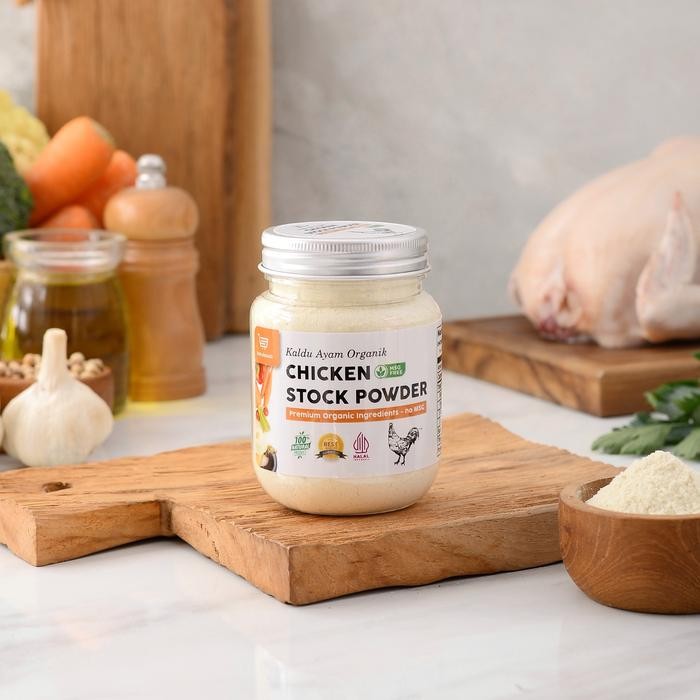 

Promo Kaldu Ayam Bubuk Non MSG Organik Bumbu Penyedap Rasa Ayam Organic Chicken Stock Seasoning Powder - 120g Terlaris