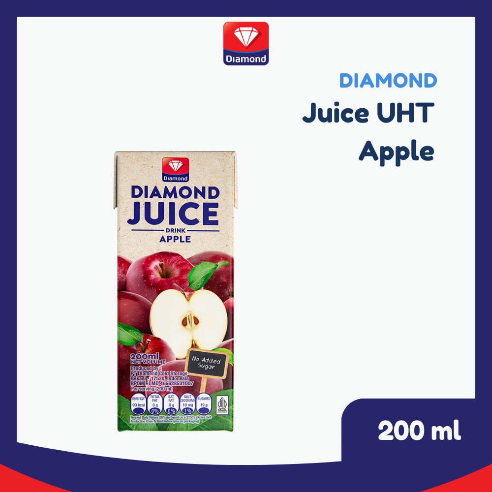 

Diamond Juice UHT Apple Unsweet 200 ML