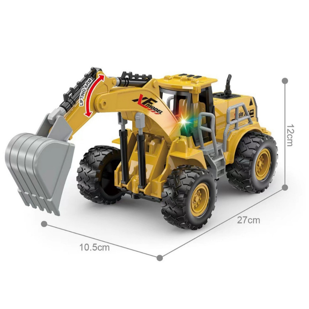 Mainan Anak RC XLF MODEL SPRAY TRUCK 789-313B Mainan Remote Control Excavator Ghz Trucks Anak Mainan