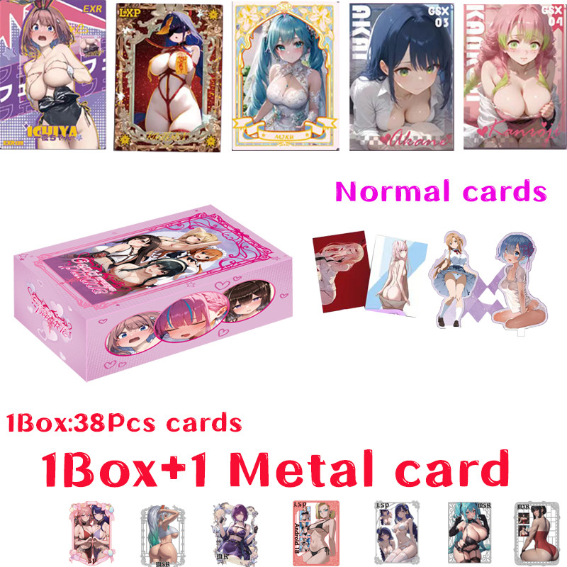 2025 Newest Goddess Card Genki Parade Hobby Anime Collection Card Girl Party CCG Game Waifu Card Dou