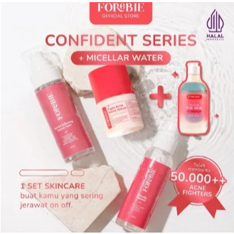 ✨HappyAndPretty✨ (DIJUAL TERPISAH) Forebie Confident Series - MOISTURIZER SERUM ACNE - TONER - CLEAN