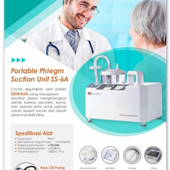 Portable Phlegm Suction Unit Ss-6A