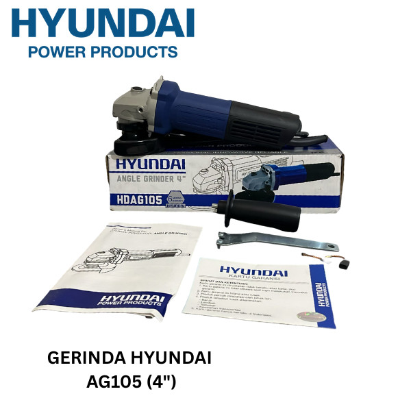 Angle Grinder HDAG 105 Hyundai / Mesin Gerinda Tangan HDAG-105