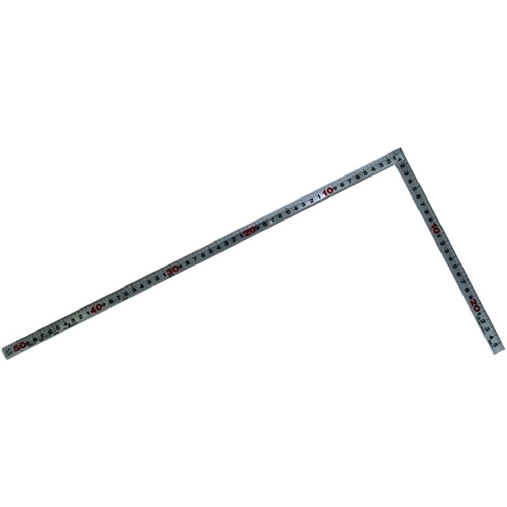 

SHINWA 10030 Penggaris Siku 50 x 25 cm Silver Curve Scale for Construction Ironwork