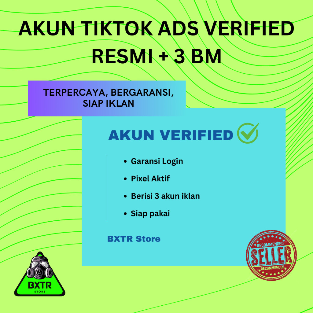 TURUN HARGA - Akun Tiktok Ads Verified Resmi + 3 Akun Iklan