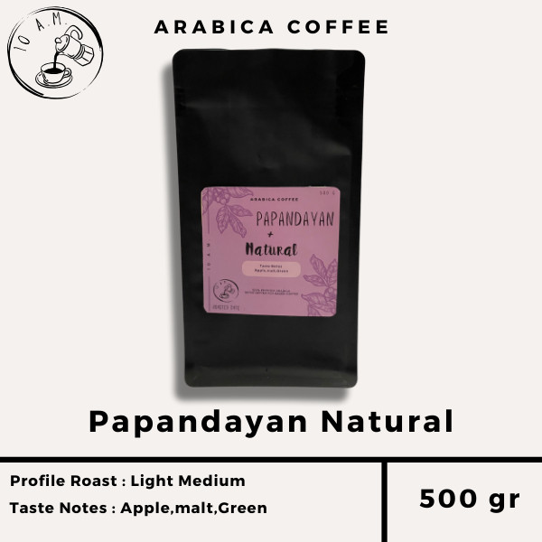 

10AM ROASTERY - Kopi Arabika Papandayan Natural (500 gr)