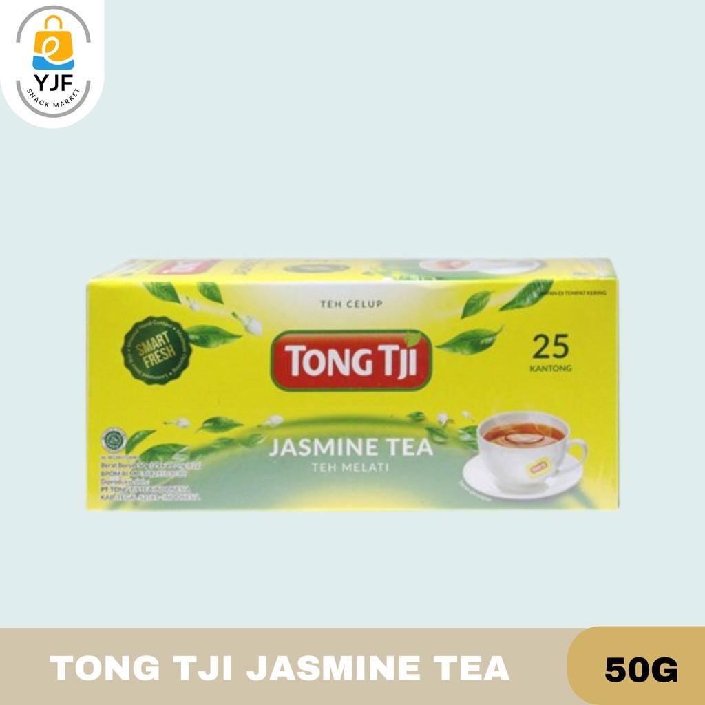 

Tong Tji Jasmine Tea / Teh Melati / Teh Celup Tanpa Amplop 50g Isi 25 Bag