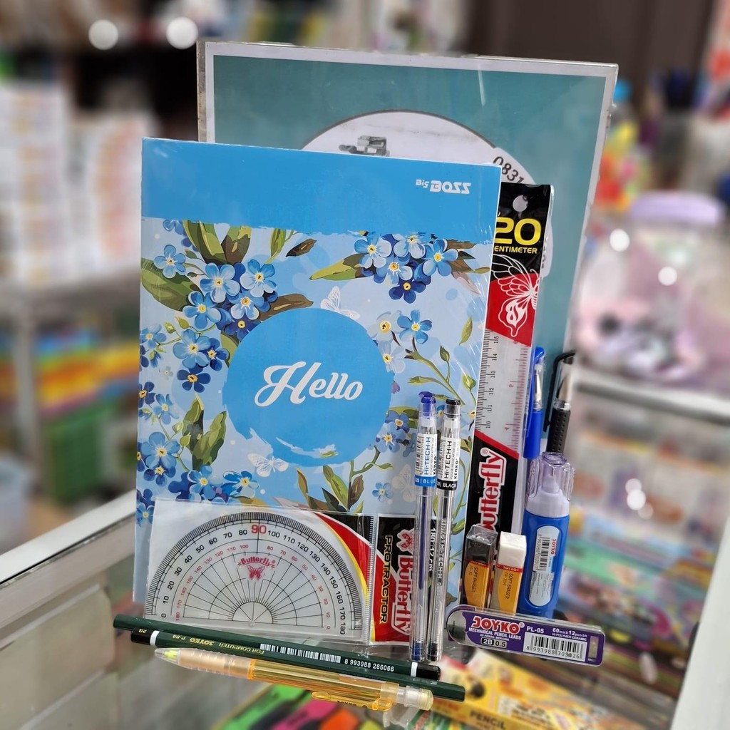 

1 Set paketan Alat tulis untuk sekolah (paket bigbozz)