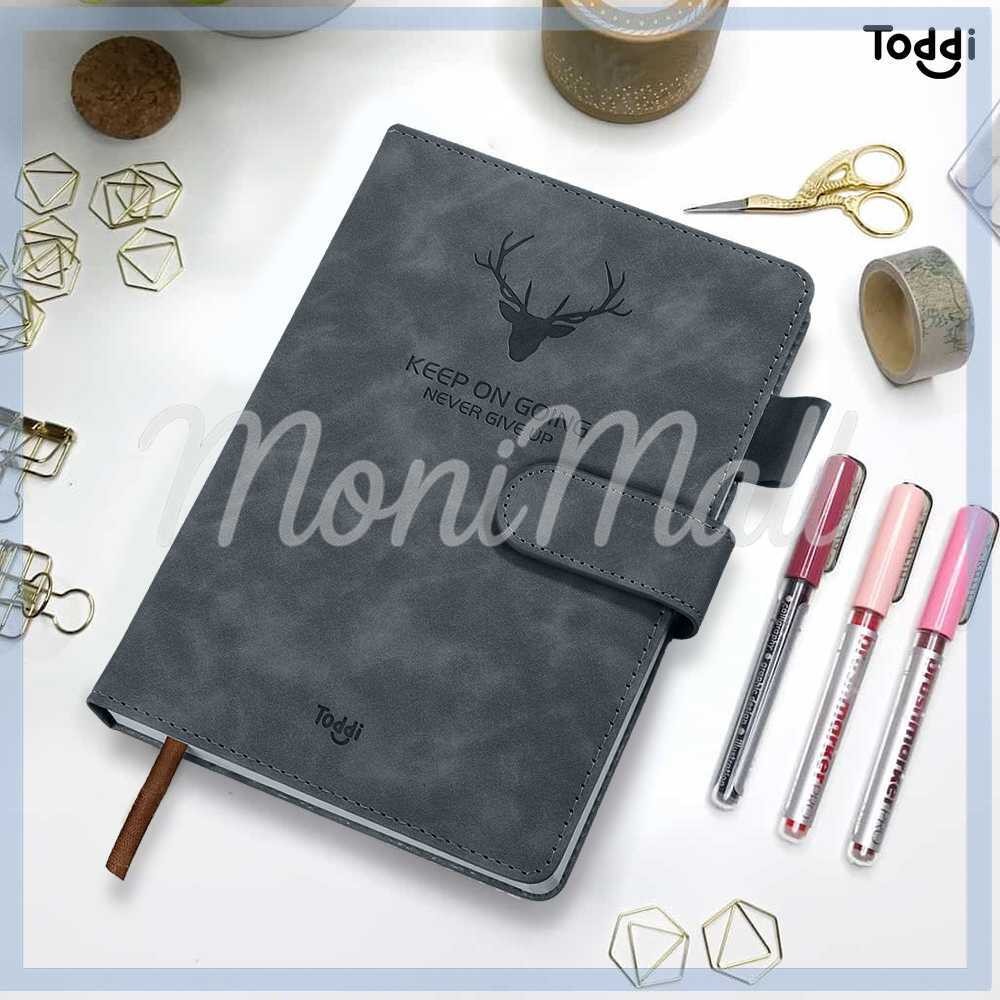 

Toddi Buku Jurnal Hardcover Notebook Diary 68GSM 360 Halaman Grid - TL5
