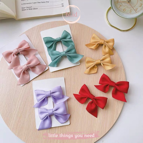 [bl.id] Jepitan Rambut Pita Kecil | Jepitan Rambut Anak | Jepitan Rambut Korea