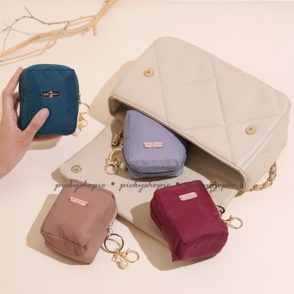 Mukena Traveling Mini Pouch 2in1 Parasut Terkecil Dewasa Azella by Pickyshopie