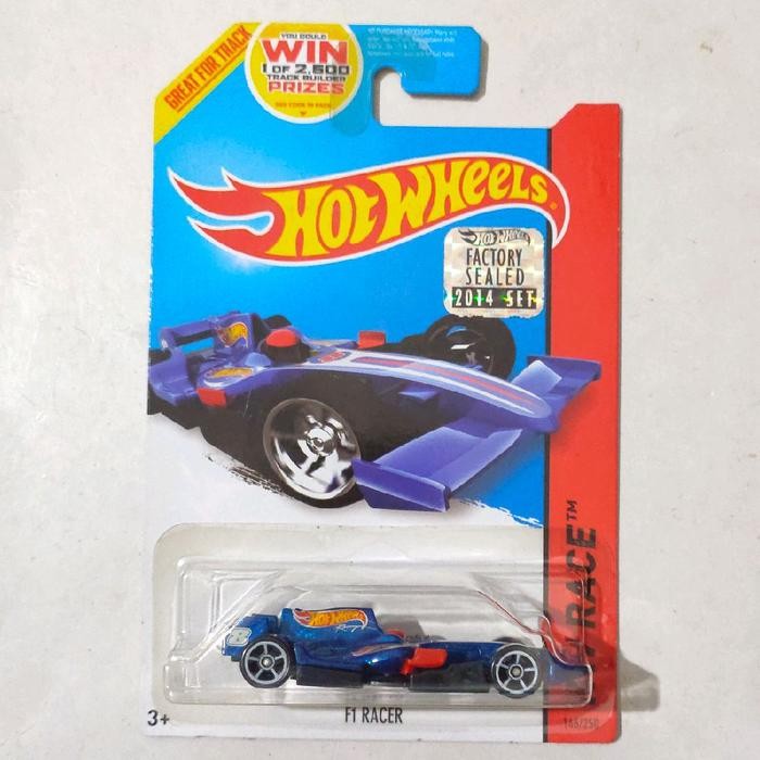 TR99 Hotwheels Hot Wheels F1 Racer biru Factory Sealed 2014 HW Race Formula 1 rare
