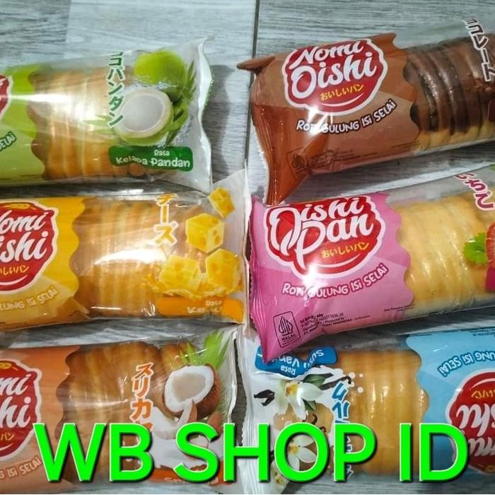 

OISHI Roti Gulung 1 Dus (Nomi Oishi) isi 60 pcs dari produksi Camilan - mix 2 rasa Terlaris