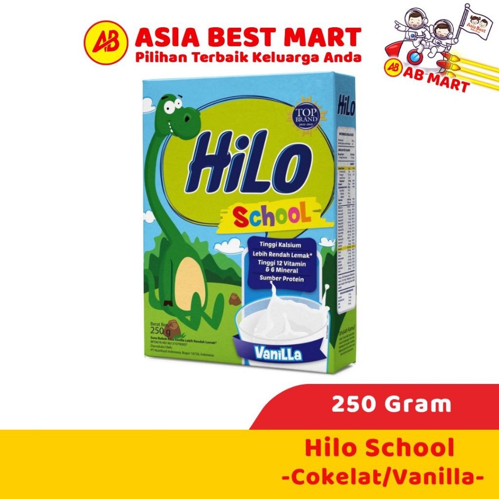 

Hilo School Vanilla Chocolate 250 Gr Susu Tinggi Kalsium Rendak Lemak