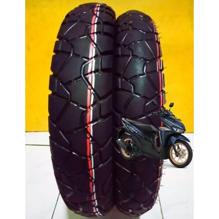 ASLI Sepasang ban ALL NEW VARIO 125 merk Aspira  ring 14 tubles