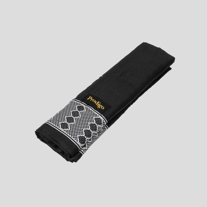 Sarung Tenun  Alat Shalat Pria Dewasa Prodigo Weru Hitam