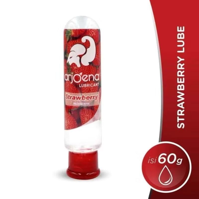 Arjoena Lubricant Strawberry 60 / Pelumas Kondom /Arjoena