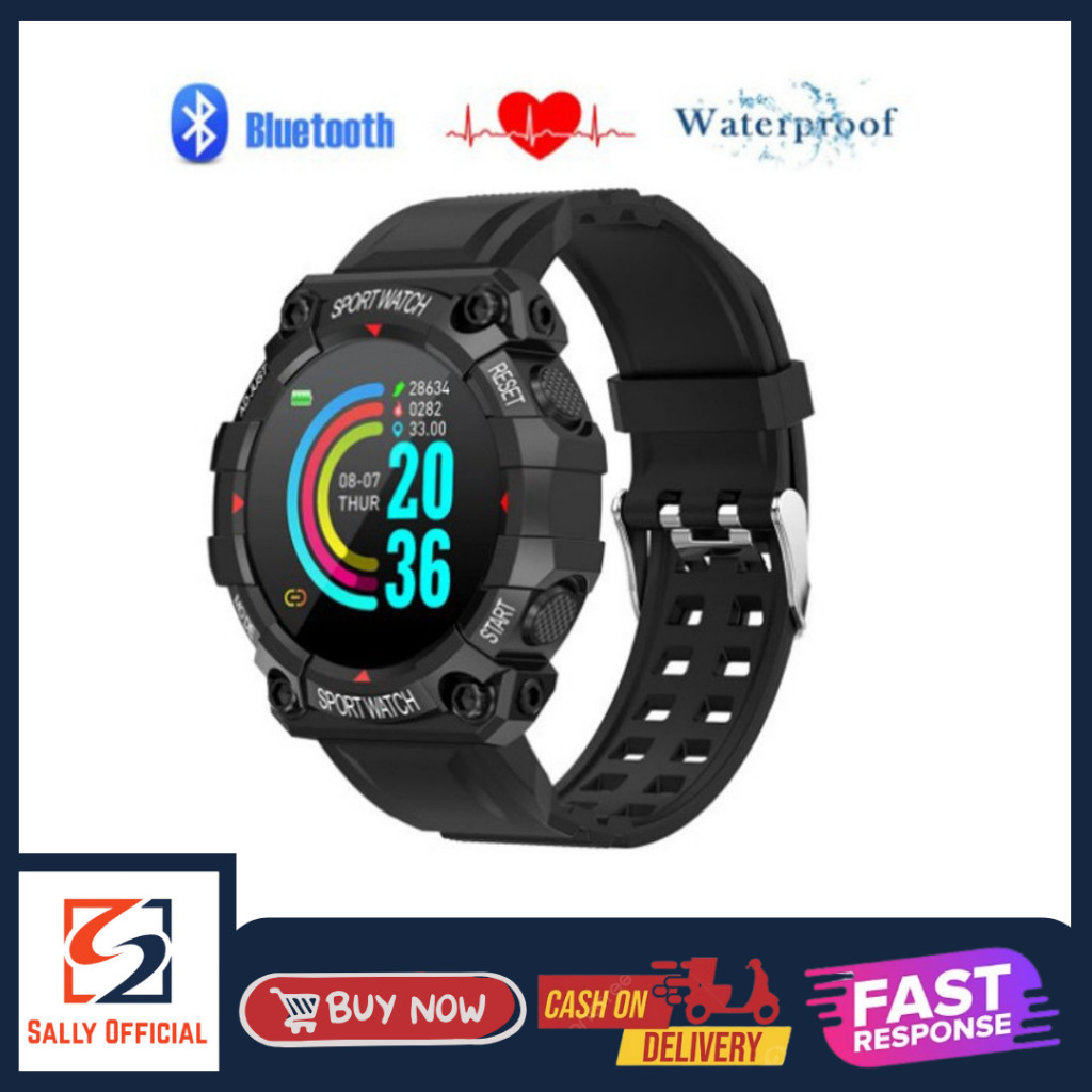 Jam Tangan Pria Wanita Smartwatch FD68 Jam Tangan Digital Bluetooth Smart Watch - ICE