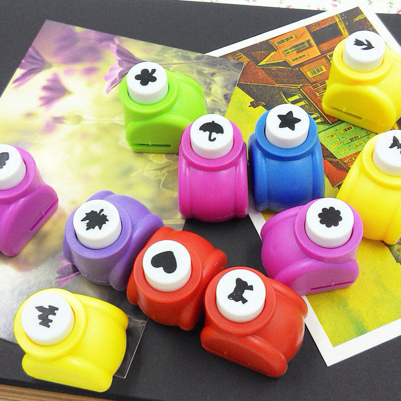 

Mini Scrapbook Punches Handmade Cutter Card Craft Calico Printing DIY Flower Paper Craft Punch Hole Puncher Shape